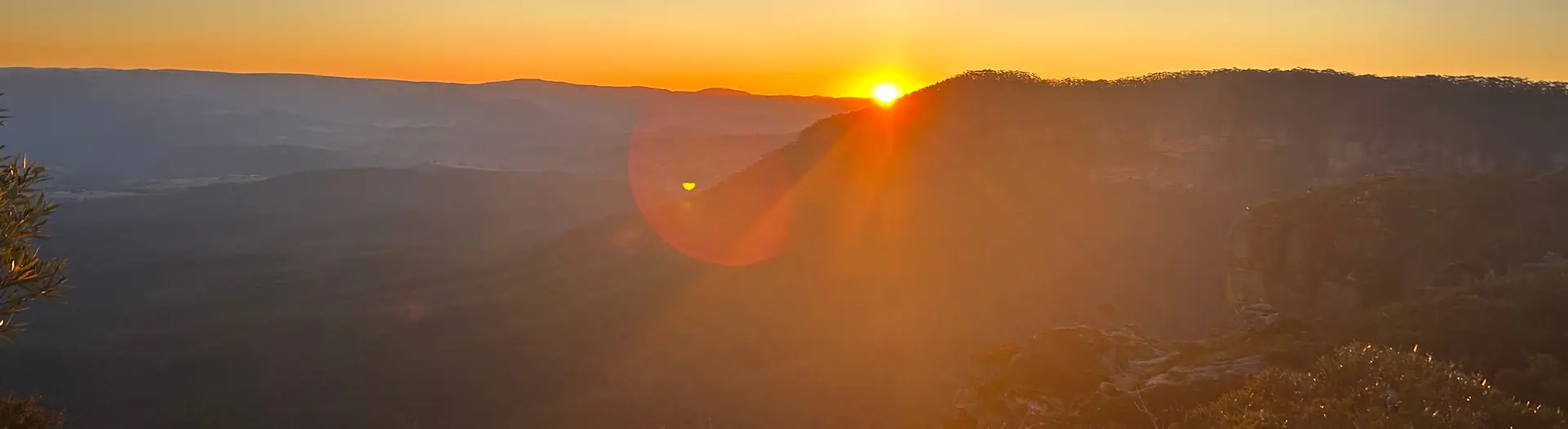 An Australian home at dawn