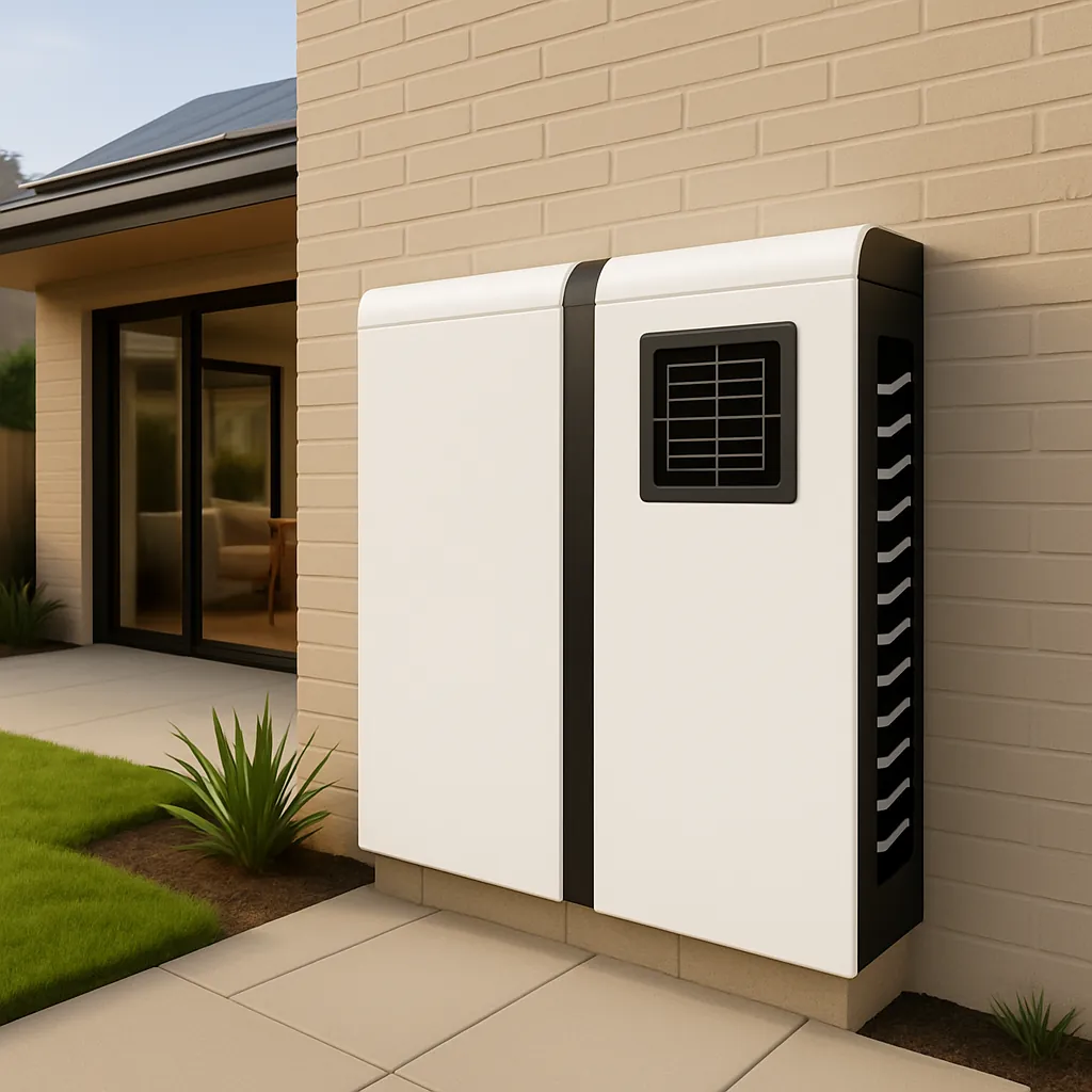 A hydronic heat pump installation in a Melbourne home